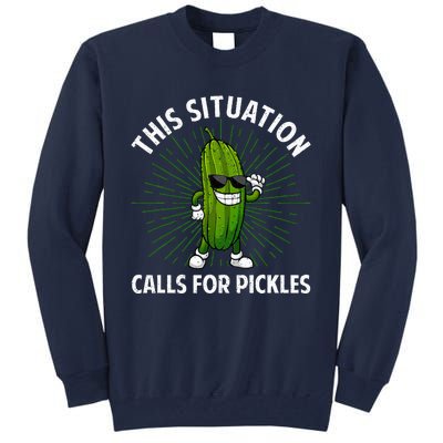 Pickle Cucumber Dill Pickle Lover Tall Sweatshirt