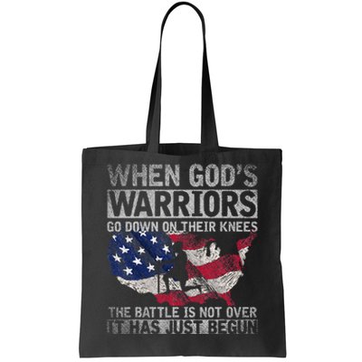 Patriotic Christian Devotee God Christianity Us Flag Jesus Tote Bag