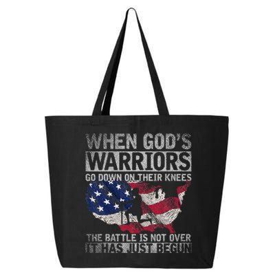 Patriotic Christian Devotee God Christianity Us Flag Jesus 25L Jumbo Tote