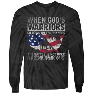 Patriotic Christian Devotee God Christianity Us Flag Jesus Tie-Dye Long Sleeve Shirt