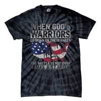 Patriotic Christian Devotee God Christianity Us Flag Jesus Tie-Dye T-Shirt