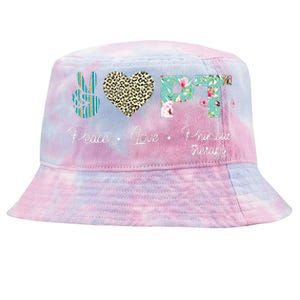 Pit Crew Dad Checkered Flag Hosting Race Car Birthday Partie Tie-Dyed Bucket Hat