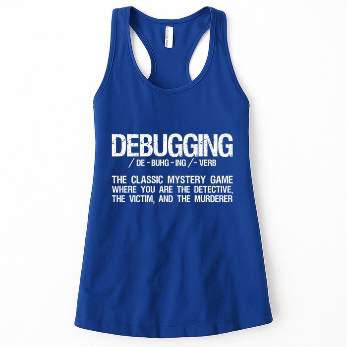 Programmer Coder Developer Programming Software Engineer Gift Women's Racerback Tank