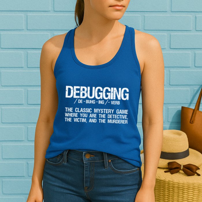 Programmer Coder Developer Programming Software Engineer Gift Women's Racerback Tank