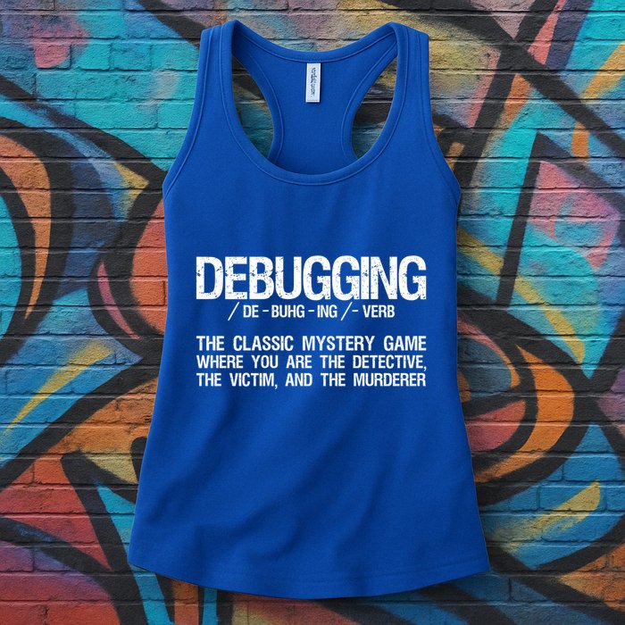 Programmer Coder Developer Programming Software Engineer Gift Women's Racerback Tank