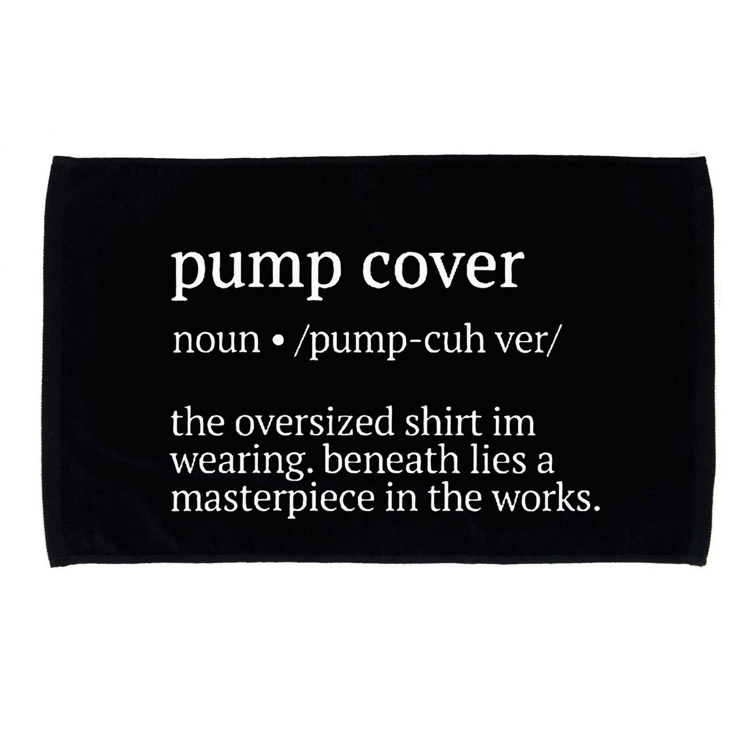 Pump Cover Definition Gym Pump Cover Workout Oversized Microfiber Hand Towel