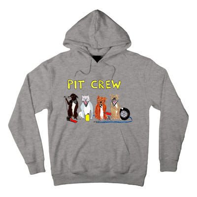 Pit Crew Dogs Funny For Women Tall Hoodie