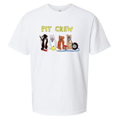 Pit Crew Dogs Funny For Women Sueded Cloud Jersey T-Shirt