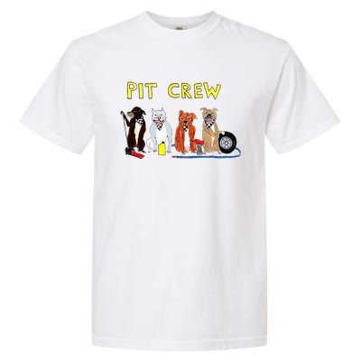 Pit Crew Dogs Funny For Women Garment-Dyed Heavyweight T-Shirt