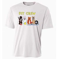 Pit Crew Dogs Funny For Women Cooling Performance Crew T-Shirt