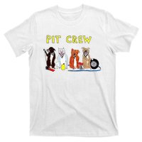 Pit Crew Dogs Funny For Women T-Shirt