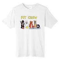 Pit Crew Dogs Funny For Women Tall Fusion ChromaSoft Performance T-Shirt