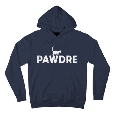 Pawdre Cat Dad Cute Fur Papa Fathers Day Pet Paw Daddy Hoodie