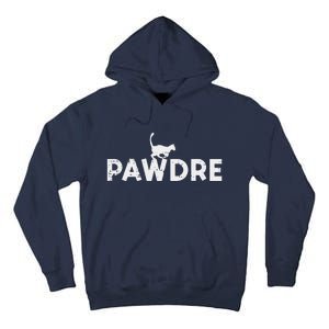 Pawdre Cat Dad Cute Fur Papa Fathers Day Pet Paw Daddy Tall Hoodie