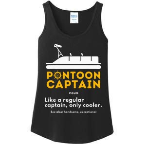 Pontoon Captain Definition Funny Boat Pontooning Boating Ladies Essential Tank