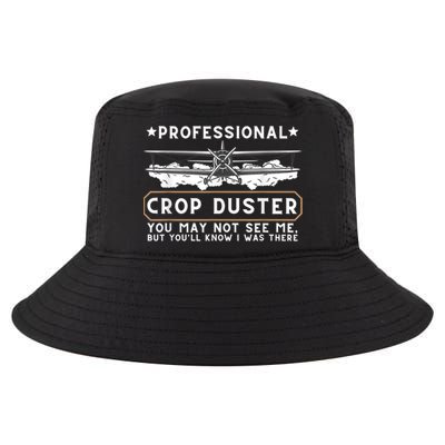 Professional Crop Duster Adult Humor Sarcastic Farting Joke Cool Comfort Performance Bucket Hat