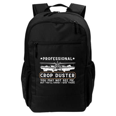 Professional Crop Duster Adult Humor Sarcastic Farting Joke Backpack