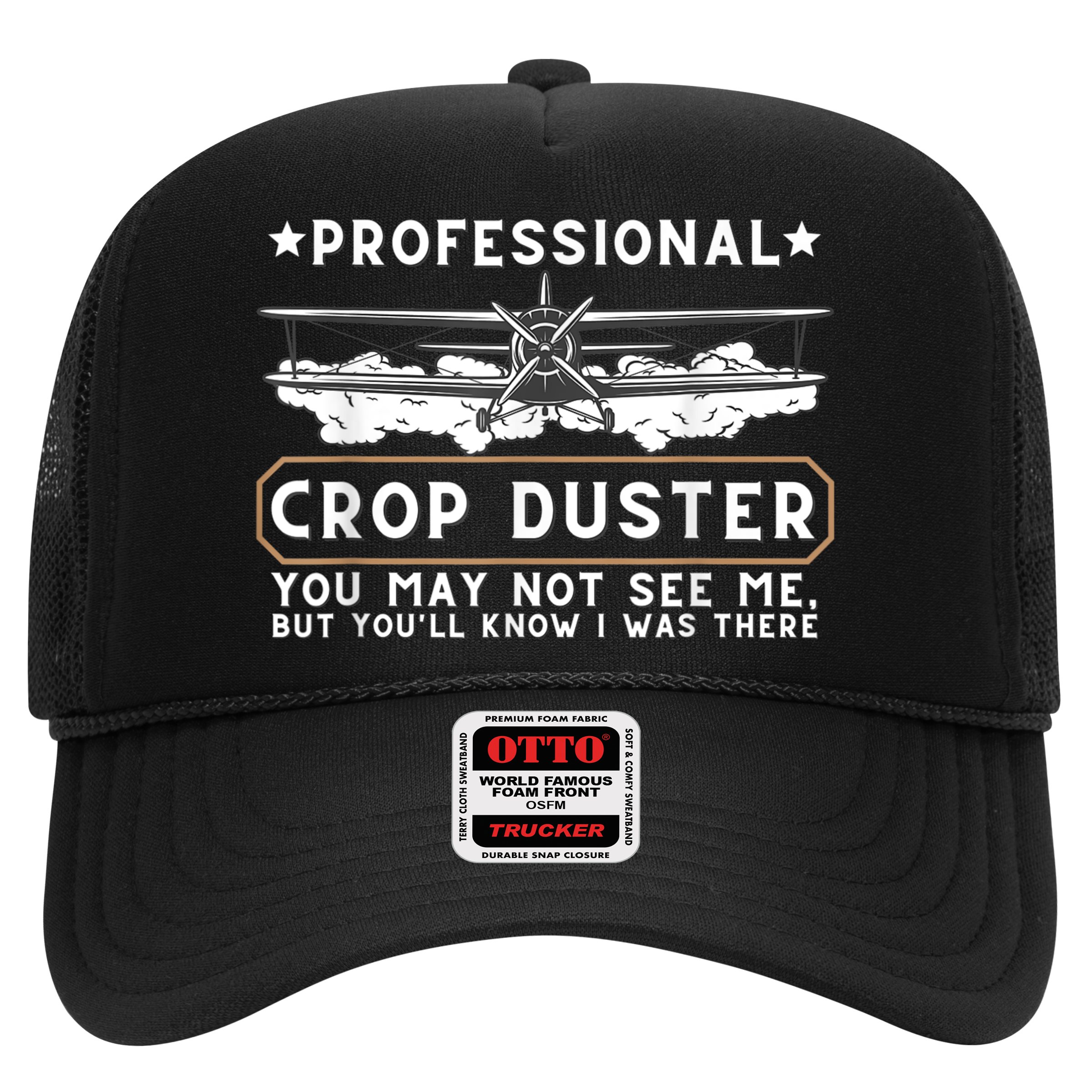 Professional Crop Duster Adult Humor Sarcastic Farting Joke Hat