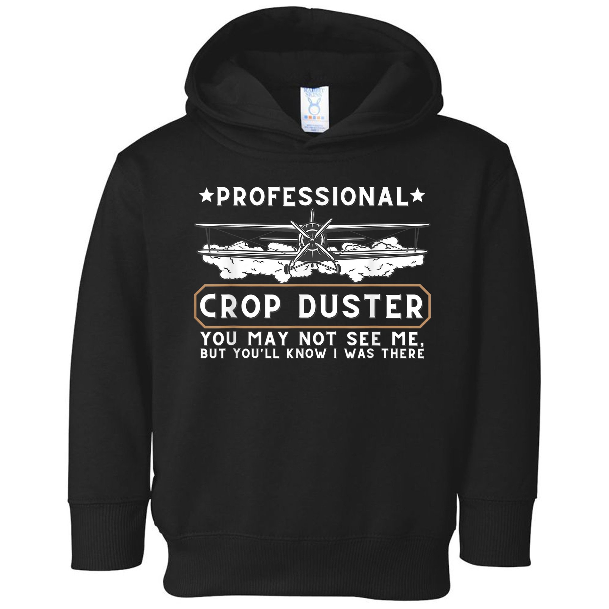 Professional Crop Duster Adult Humor Sarcastic Farting Joke Toddler Hoodie