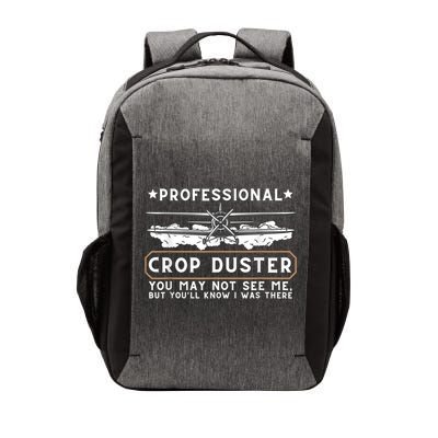 Professional Crop Duster Adult Humor Sarcastic Farting Joke Vector Backpack