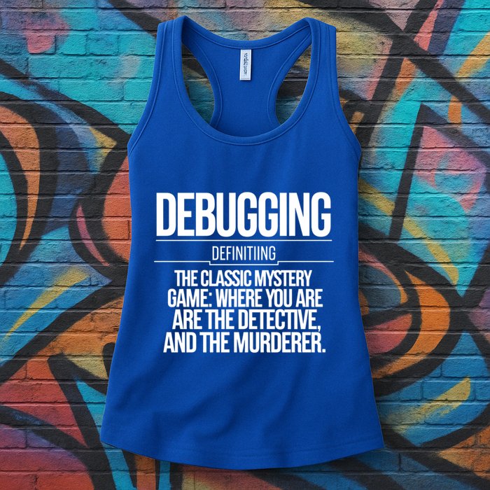 Programmer Coder Developer Programming Software Engineer Gift Women's Racerback Tank