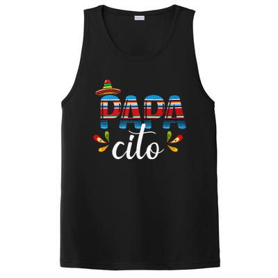 Papacito Cinco De Mayo Proud Mexican Father Best Dad Ever PosiCharge Competitor Tank