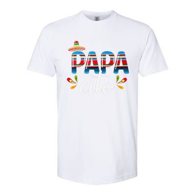 Papacito Cinco De Mayo Proud Mexican Father Best Dad Ever Softstyle CVC T-Shirt