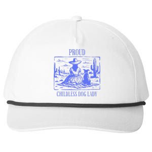 Proud Childless Dog Lady Snapback Five-Panel Rope Hat