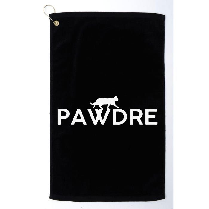 Pawdre Cat Dad Father S Day Lover Golf Towel
