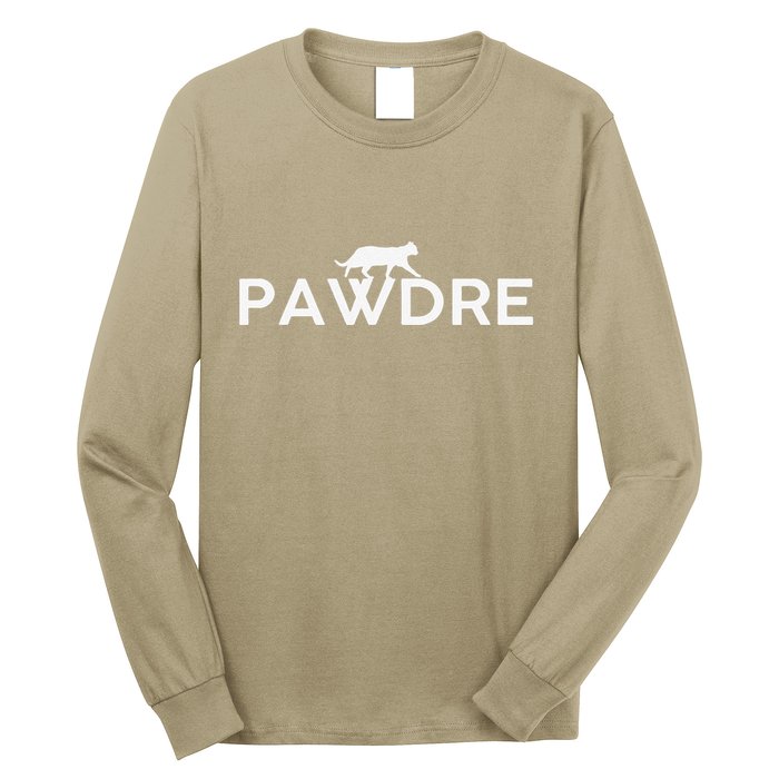 Pawdre Cat Dad Father S Day Lover Long Sleeve Shirt