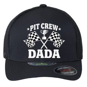 Pit Crew Dada Race Car Birthday Party Racing Flexfit Unipanel Trucker Cap