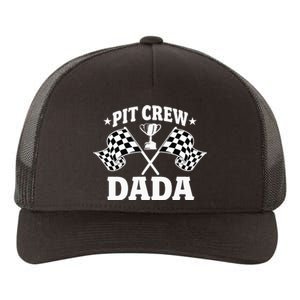 Pit Crew Dada Race Car Birthday Party Racing Yupoong Adult 5-Panel Trucker Hat