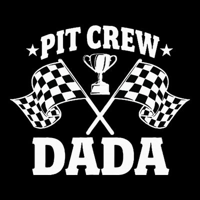 Pit Crew Dada Race Car Birthday Party Racing T-Shirt