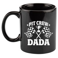 Pit Crew Dada Race Car Birthday Party Racing 11oz C Handle Ceramic Mug