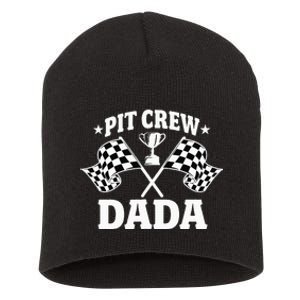 Pit Crew Dada Race Car Birthday Party Racing Short Acrylic Beanie