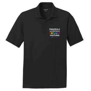 Principals Can Do Virtually Anything Funny Quote Home School Gift PosiCharge RacerMesh Polo