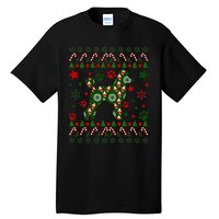 Poodle Christmas Dog Pattern Poodle Owner Tall T-Shirt