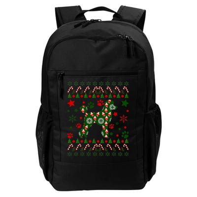 Poodle Christmas Dog Pattern Poodle Owner Daily Commute Backpack