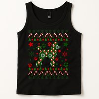 Poodle Christmas Dog Pattern Poodle Owner Tank Top