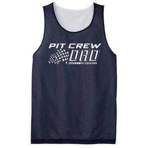 Pit Crew Dad Daddy Papa Fathers Day Birthday Boy Racing Car Mesh Reversible Basketball Jersey Tank