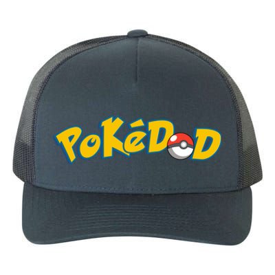 Pokedad Cute Dad Gift Yupoong Adult 5-Panel Trucker Hat