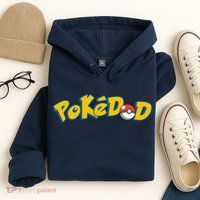 Pokedad Cute Dad Gift Hoodie