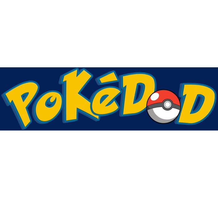 Pokedad Cute Dad Gift Bumper Sticker