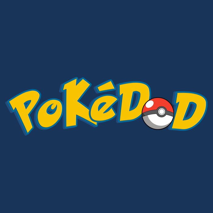 Pokedad Cute Dad Gift Drawstring Bag