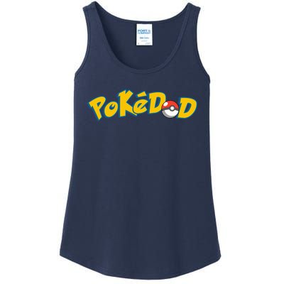 Pokedad Cute Dad Gift Ladies Essential Tank