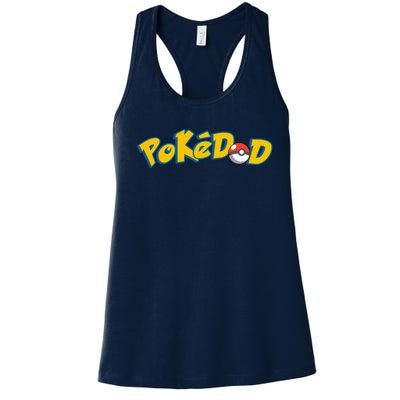 Pokedad Cute Dad Gift Women's Racerback Tank