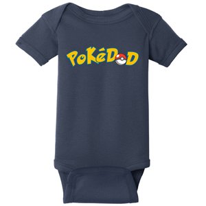 Pokedad Cute Dad Gift Baby Bodysuit