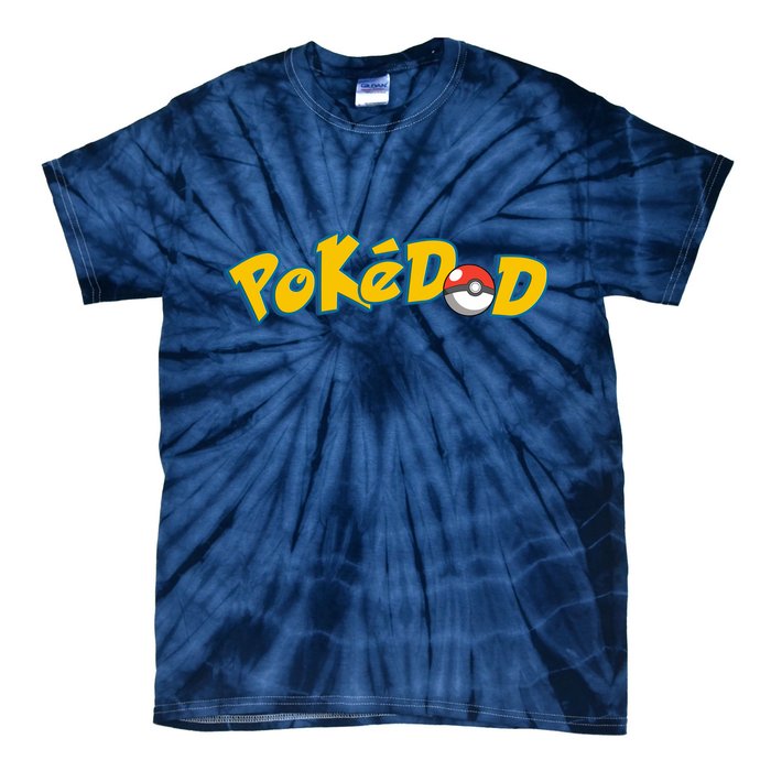 Pokedad Cute Dad Gift Tie-Dye T-Shirt