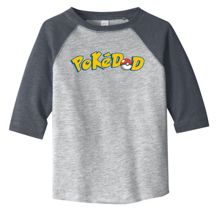 Pokedad Cute Dad Gift Toddler Fine Jersey T-Shirt