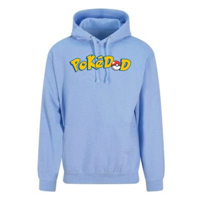 Pokedad Cute Dad Gift Unisex Surf Hoodie